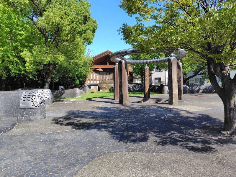 森前公園のモニュメント